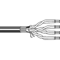 Belden Ethernet Cable, Cat5e LAN Category, Shielded Screened Solid Copper 8 Cores, Low Smoke Zero Halogen, 500m, Grey 1633ENS