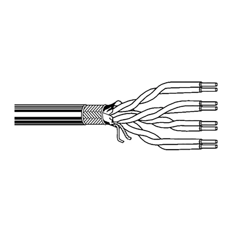 Belden Ethernet Cable, Cat5e LAN Category, Shielded Screened Solid Copper 8 Cores, Low Smoke Zero Halogen, 500m, Grey 1633ENS