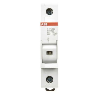 ABB 1-Pole DIN Rail Isolator Switch IP40 IP20 32A 2CSM202483R1801 E 91/32S