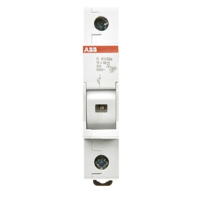 ABB 1-Pole DIN Rail Isolator Switch IP40 IP20 32A 2CSM202483R1801 E 91/32S