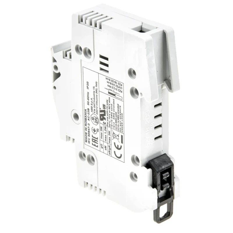 ABB 1-Pole DIN Rail Isolator Switch IP40 IP20 32A 2CSM202483R1801 E 91/32S