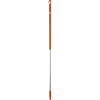 Vikan Orange Aluminium Broom & Mop Handle 1.51 m Rounded Handle Type Diameter 31mm 29377