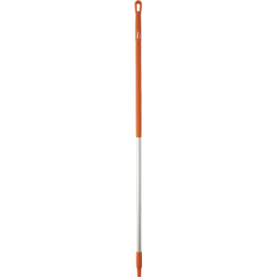 Vikan Orange Aluminium Broom & Mop Handle 1.51 m Rounded Handle Type Diameter 31mm 29377