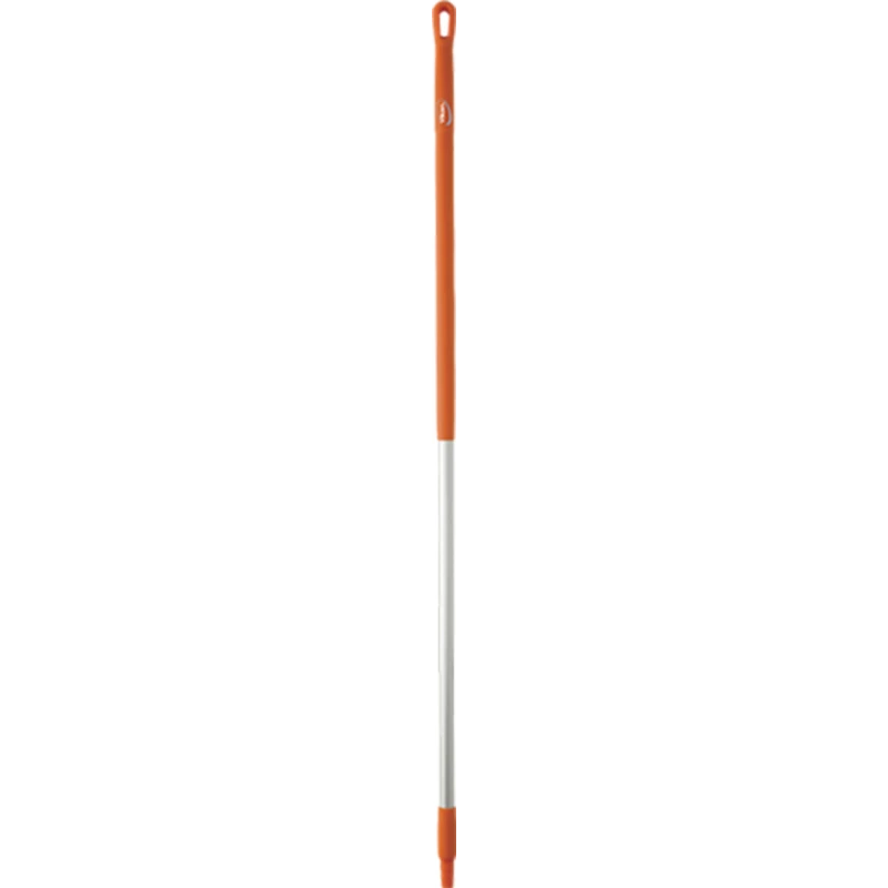 Vikan Orange Aluminium Broom & Mop Handle 1.51 m Rounded Handle Type Diameter 31mm 29377