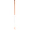 Vikan Orange Aluminium Broom & Mop Handle 1.51 m Rounded Handle Type Diameter 31mm 29377