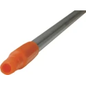 Vikan Orange Aluminium Broom & Mop Handle 1.51 m Rounded Handle Type Diameter 31mm 29377