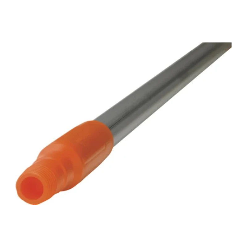 Vikan Orange Aluminium Broom & Mop Handle 1.51 m Rounded Handle Type Diameter 31mm 29377