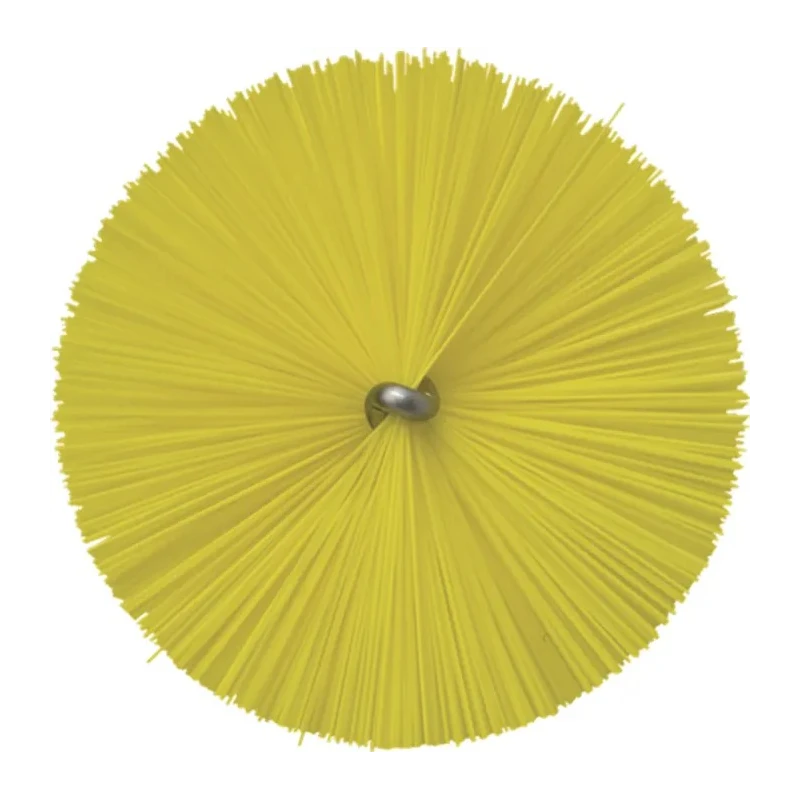 Vikan Bottle Brush Polypropylene Handle, Polyester Bristle, Yellow, 28 mm Bristle Length x 200 mm Overall Length x 60 53566