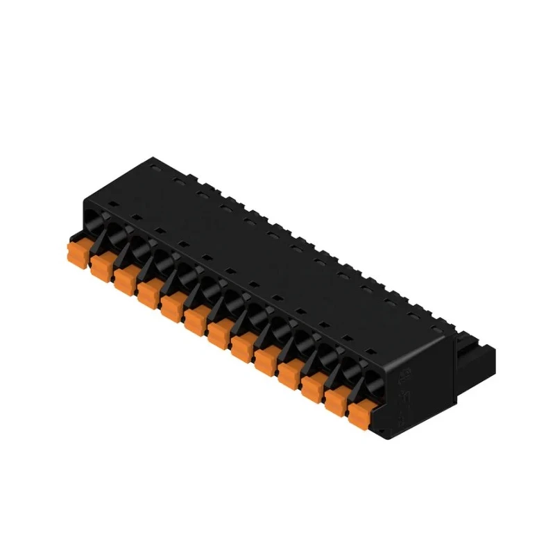 Weidmüller BLF 5.08 Series Pluggable Terminal Block, 13-Contact, 5.08 mm Pitch, 1 Row, 400V, 10A, Screw 1013550000