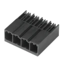Weidmüller SV Series PCB Connector 5-Contact 7.62 mm Pitch 1 Row Male Straight Orientation Solder Connection Black 1930300000