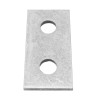 RS PRO Hot Dipped Galvanised Rectangular Bracket 2 Hole, 14 mm Holes, 84 mm x 50 mm 176-6912