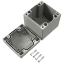 Rose Aluform Series Grey Grey Lid Die Cast Aluminium Enclosure IP66 IK09 80 mm 