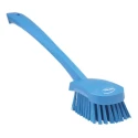 Vikan Hard Bristle Blue Scrubbing Brush Blue 36 mm Bristle Length, Polyester Bristle Material 41863