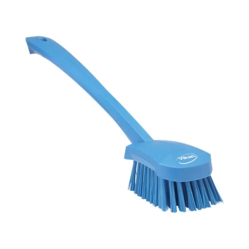 Vikan Hard Bristle Blue Scrubbing Brush Blue 36 mm Bristle Length, Polyester Bristle Material 41863