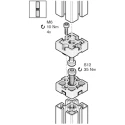 Bosch Rexroth End Connector Connecting Component Strut Profile 45 mm Groove Size 10 mm 3842191175