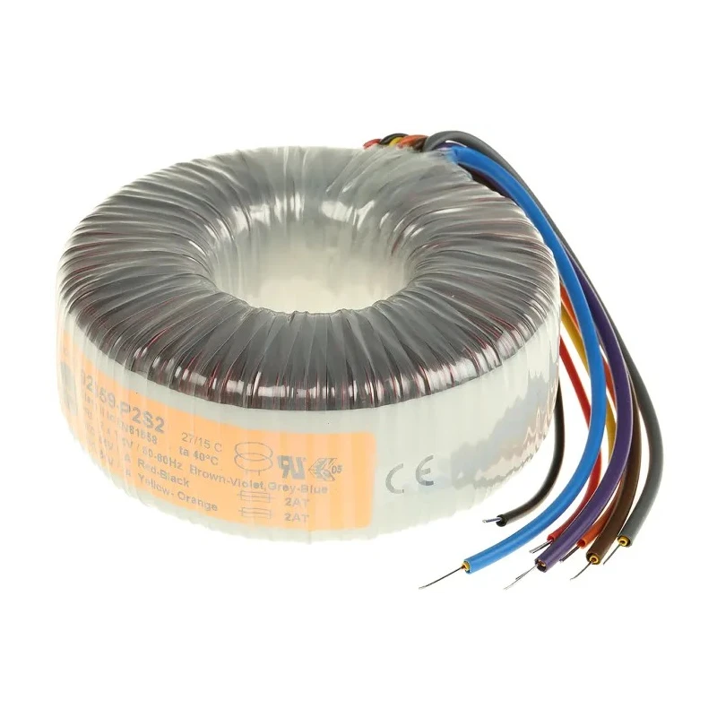 Nuvotem Talema 230 V ac, 115 V 2 x 55 V ac Toroidal Transformer 2 Output 225 VA 92431-P2S2