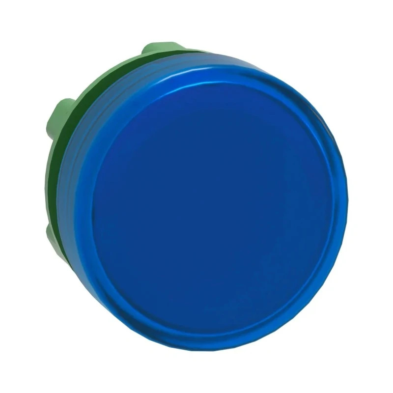 Schneider Electric Blue Pilot Light Head 22 mm Cutout Panel Mount Harmony Series ZB5AV063
