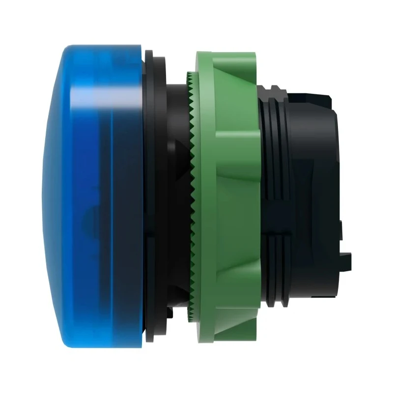 Schneider Electric Blue Pilot Light Head 22 mm Cutout Panel Mount Harmony Series ZB5AV063