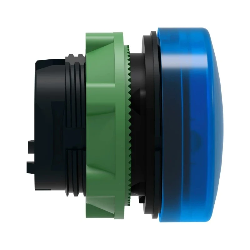 Schneider Electric Blue Pilot Light Head 22 mm Cutout Panel Mount Harmony Series ZB5AV063