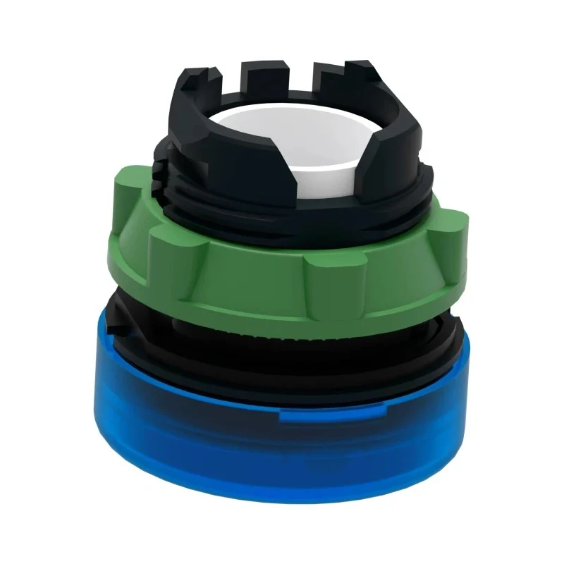 Schneider Electric Blue Pilot Light Head 22 mm Cutout Panel Mount Harmony Series ZB5AV063