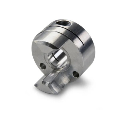 Ruland Aluminium Clamp Style Jaw Flexible Coupler 19.1 mm OD, 4mm Bore, 27.2 mm Length MJC19-4-A