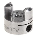 Ruland Aluminium Clamp Style Jaw Flexible Coupler 19.1 mm OD, 4mm Bore, 27.2 mm Length MJC19-4-A