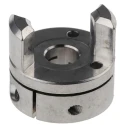 Ruland Aluminium Clamp Style Jaw Coupler 25.4 mm OD, 8 mm Bore, 11.9 mm Length, Max Speed 8000 rpm MJC25-8-A