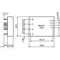 TRACOPOWER 12V DC 1.67A 20W PCB Mounted DC/DC Converter -40°C to 85°C TEN 20-2412WI