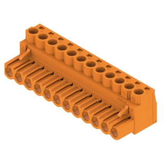 Weidmüller BL Series Pluggable Terminal Block 12-Contact 5.08 mm Pitch 1 Row Screw Termination 20A Current 400V 1943680000