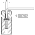 Bosch Rexroth Bolt Connector Connecting Component Groove Size 10 mm Thread S12 Galvanised Steel 3842530236