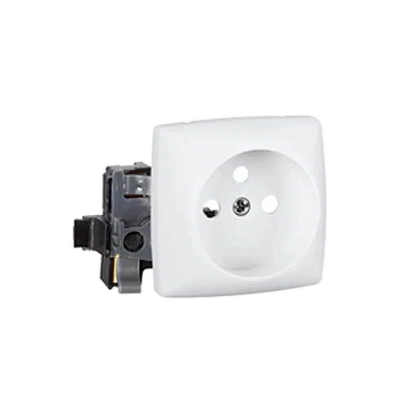 Legrand 16A White 1 Gang Plug Socket Saillie Surface Mount, Type E 0 861 27