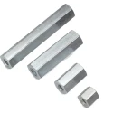 Wurth Elektronik Threaded Standoff M4, 95 mm Length, Steel Hex Body with Gloss Zinc Finish 970950481