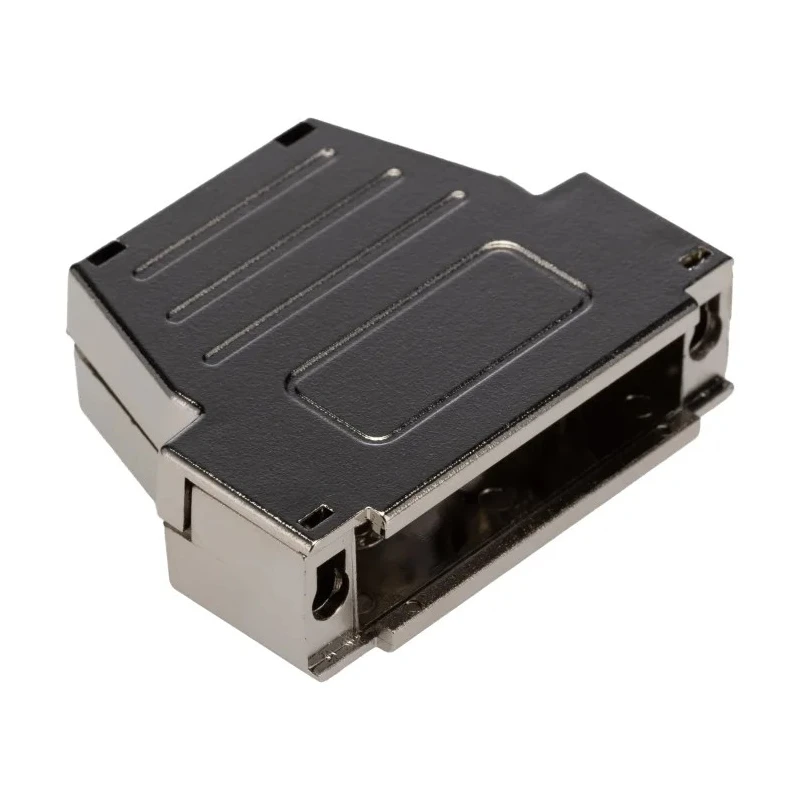 MH Connectors MHDSSK-M-25-L-K M Series ABS Angled, Straight D-Sub Backshell 25 Way Strain Relief
