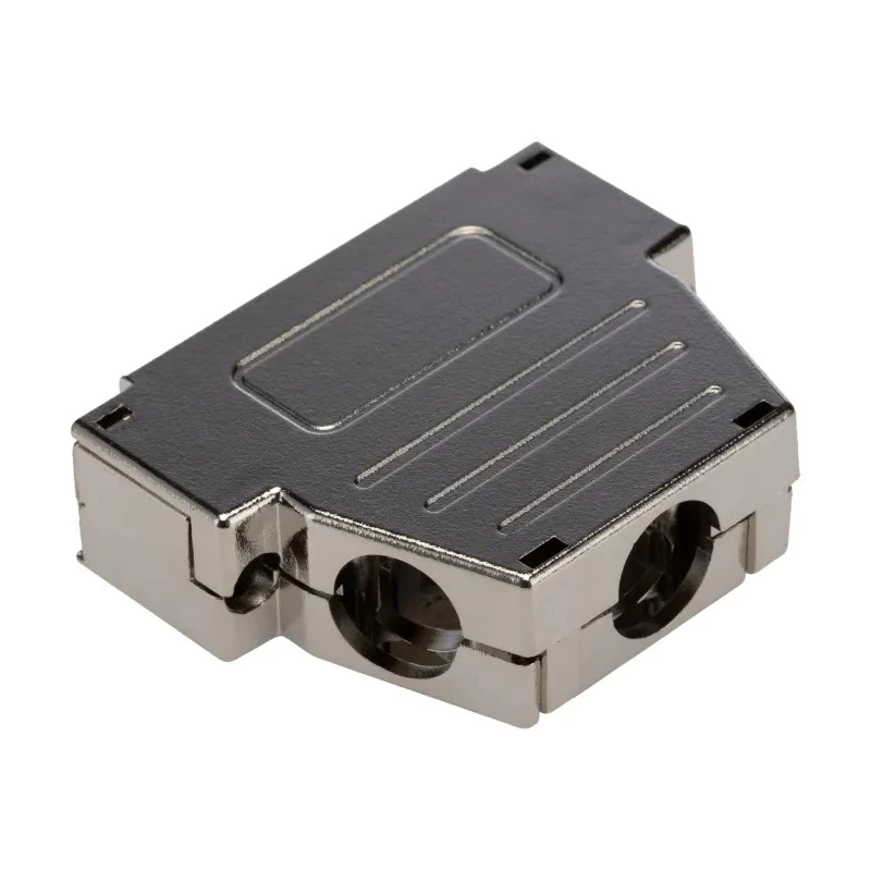MH Connectors MHDSSK-M-25-L-K M Series ABS Angled, Straight D-Sub Backshell 25 Way Strain Relief