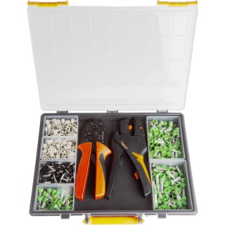 Weidmüller Bootlace Ferrule Crimp Terminal Kit for 6mm² to 16mm² Wire Ends 9025850000