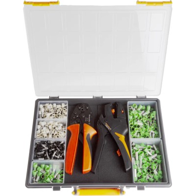 Weidmüller Bootlace Ferrule Crimp Terminal Kit for 6mm² to 16mm² Wire Ends 9025850000