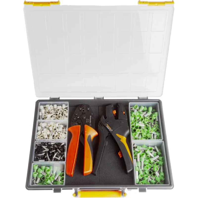Weidmüller Bootlace Ferrule Crimp Terminal Kit for 6mm² to 16mm² Wire Ends 9025850000
