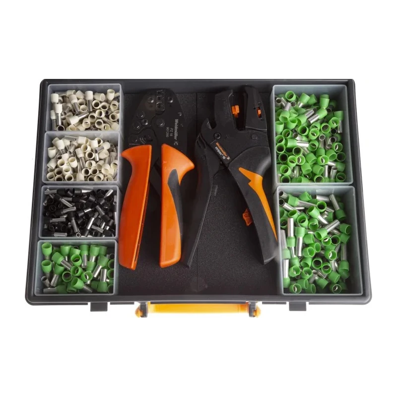 Weidmüller Bootlace Ferrule Crimp Terminal Kit for 6mm² to 16mm² Wire Ends 9025850000