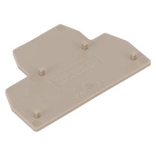 Weidmüller W Series End Cover for DIN Rail Terminal Blocks 1754200000