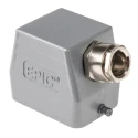 EPIC Heavy Duty Power Connector Hood M20 Thread Aluminium Alloy IP65 HB Series 6+E 19012000+71200200