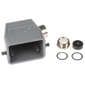 EPIC Heavy Duty Power Connector Hood M20 Thread Aluminium Alloy IP65 HB Series 6+E 19012000+71200200