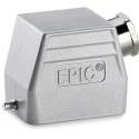 EPIC Heavy Duty Power Connector Hood M20 Thread Aluminium Alloy IP65 HB Series 6+E 19012000+71200200