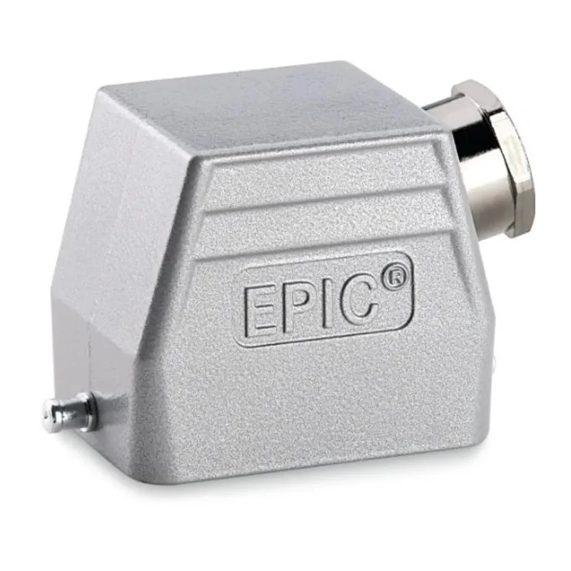 EPIC Heavy Duty Power Connector Hood M20 Thread Aluminium Alloy IP65 HB Series 6+E 19012000+71200200