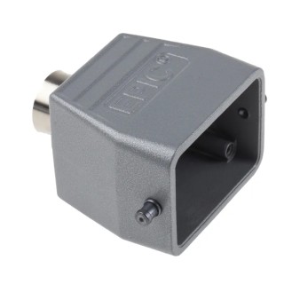 EPIC Heavy Duty Power Connector Hood Aluminium Alloy IP65 M20 Thread, 6+E Pole Format 19011000+71201200