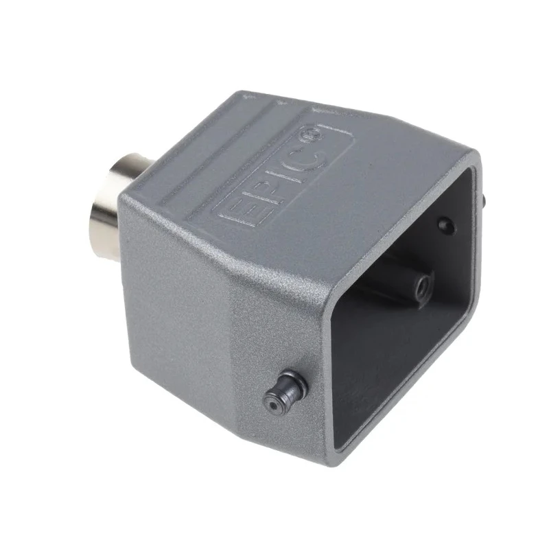 EPIC Heavy Duty Power Connector Hood Aluminium Alloy IP65 M20 Thread, 6+E Pole Format 19011000+71201200