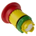 Schneider Electric Harmony Series Twist Release Emergency Stop Push Button, Panel Mount, 22 mm Cutout, IP69K, IP67 ZB5AS844