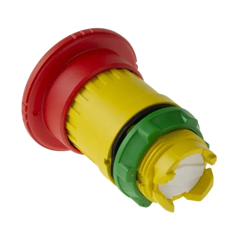 Schneider Electric Harmony Series Twist Release Emergency Stop Push Button, Panel Mount, 22 mm Cutout, IP69K, IP67 ZB5AS844