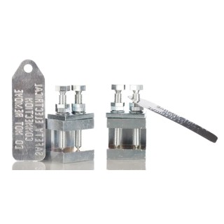 RS PRO Brass Earth Clamp Max Conductor Size 35 mm² 426-3132