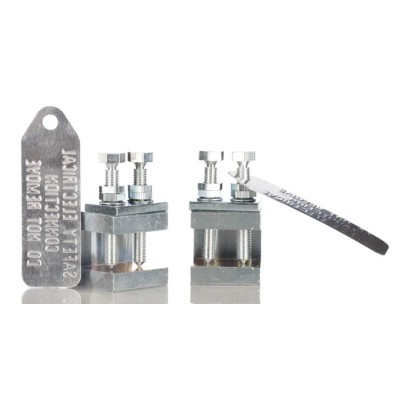 RS PRO Brass Earth Clamp Max Conductor Size 35 mm² 426-3132