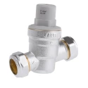 RS PRO Pressure Reducing Valve Compression 22 mm Chrome Plated Brass, Female Outlet, Max 6bar, Model 431-8894